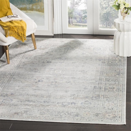 Safavieh Vintage Large Rectangle Area Rug, Light Blue - 8 Ft.-10 In. X 12 Ft.-2 In. VTG123-7662-9